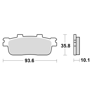 Disk pločice TRW MCB800 ( ORGANIC )