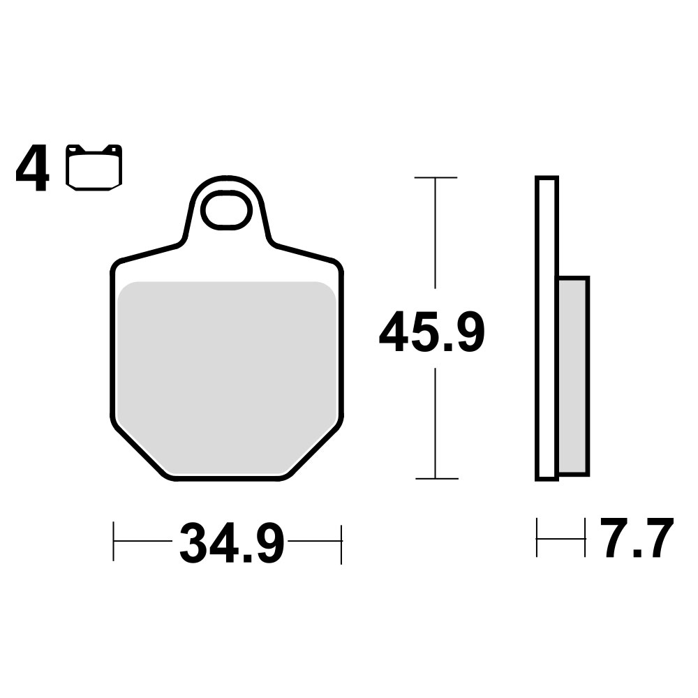 Disk pločice TRW MCB794RSI ( TRACK - SINTER )