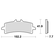 Disk pločice TRW MCB792SV ( SINTER )