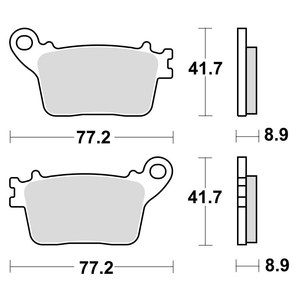 Disk pločice TRW MCB784SH ( SINTER )