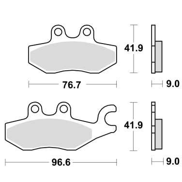 Disk pločice TRW MCB771SRM sinter