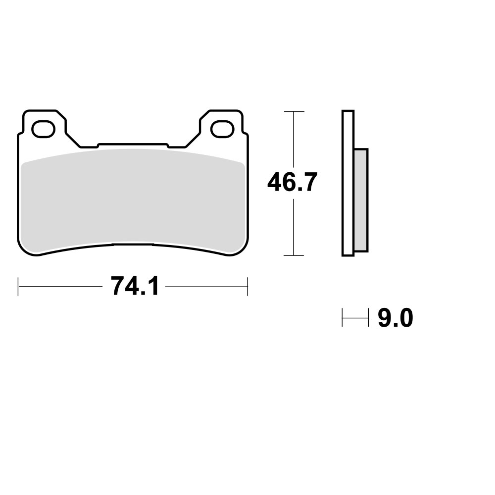 Disk pločice TRW MCB755CRQ ( TRACK - CARBON )