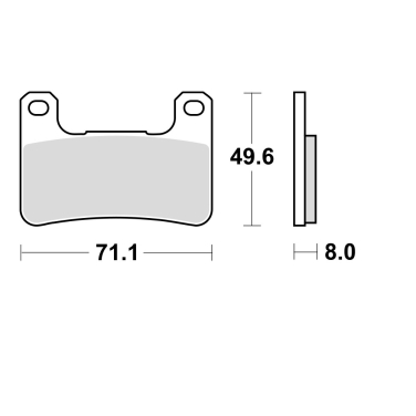 Disk pločice za motocikle TRW MCB752SV ( SINTER )