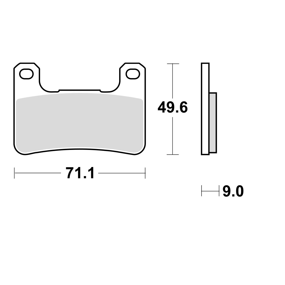 Disk pločice TRW MCB752CRQ ( TRACK - CARBON )