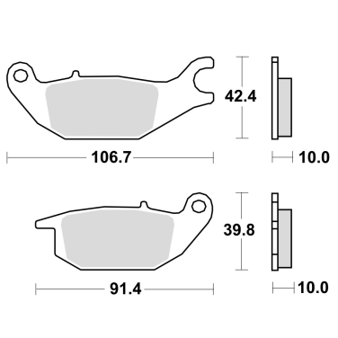 Disk pločice TRW MCB738 ( ORGANIC )