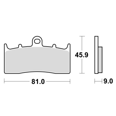 Disk pločice TRW MCB736 ( ORGANIC )