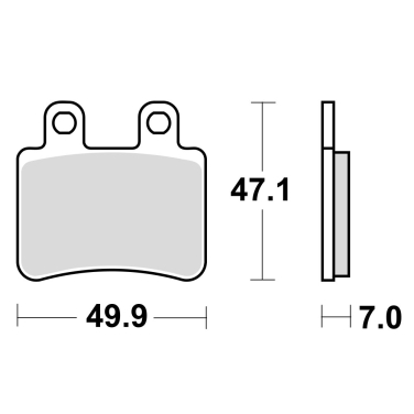 Disk pločice za motocikle TRW MCB735 ( ORGANIC )