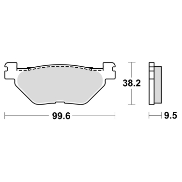 Disk pločice TRW MCB731 ( ORGANIC )