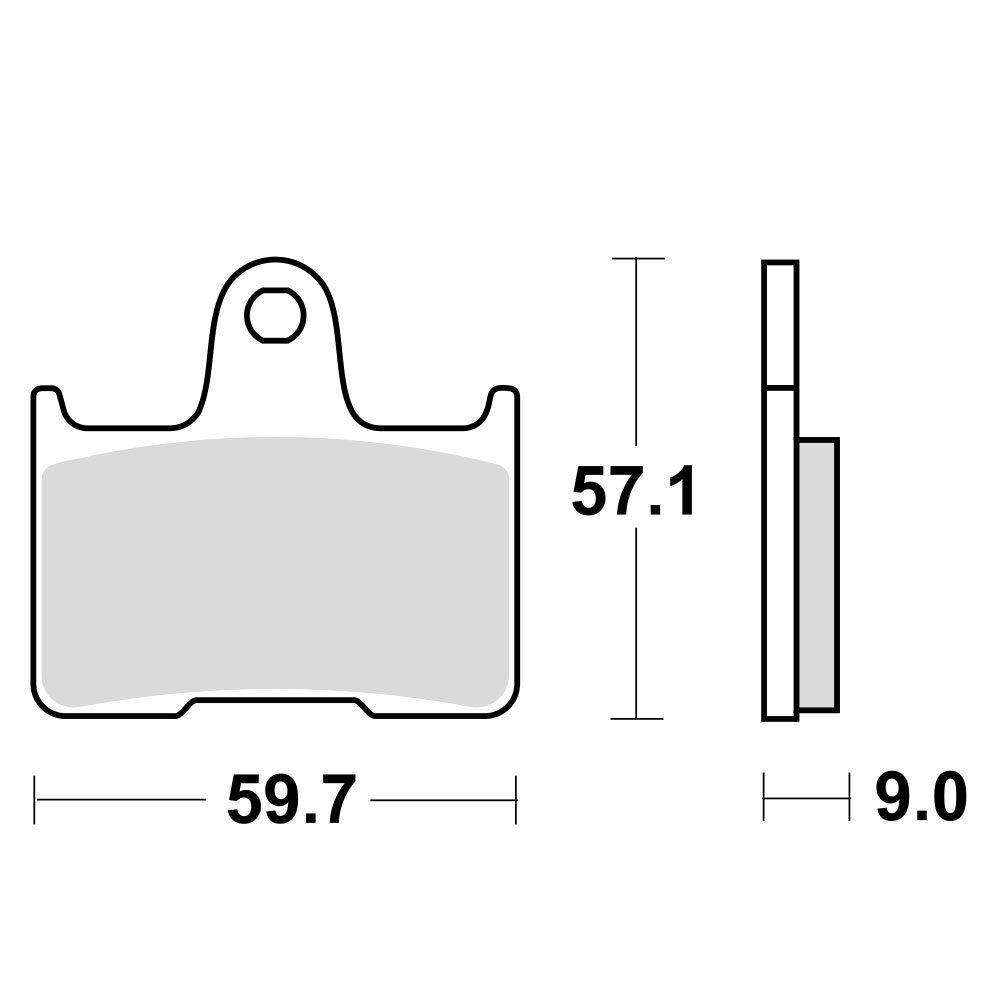 Disk pločice TRW MCB729SH ( SINTER )