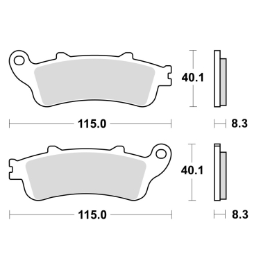 Disk pločice TRW MCB705SH ( SINTER )