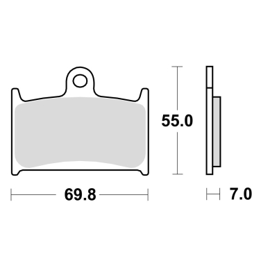 Disk pločice TRW MCB690 ( ORGANIC )