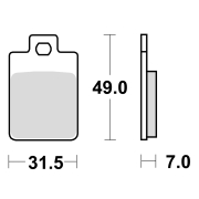 Disk pločice TRW MCB688 ( ORGANIC )