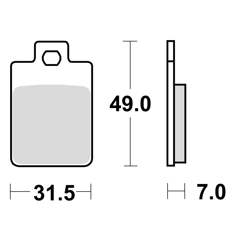 Disk pločice TRW MCB688 ( ORGANIC )