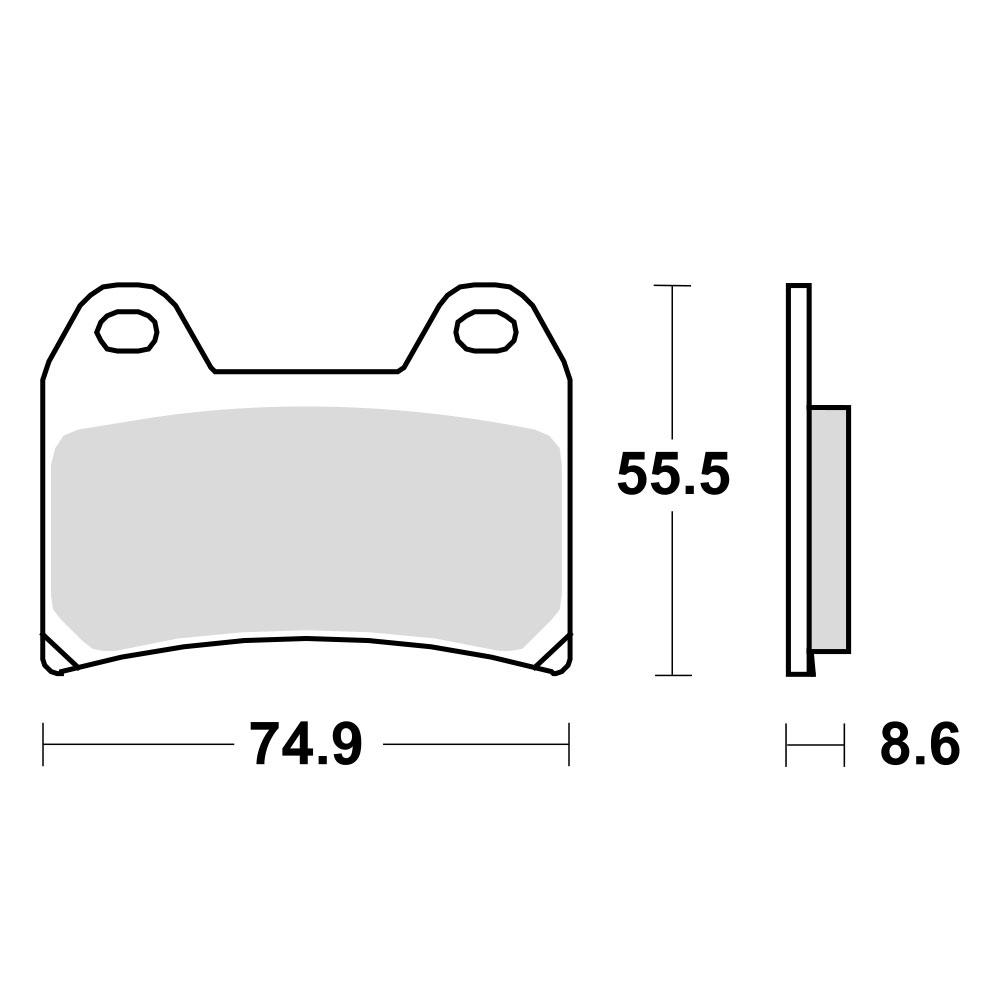 Disk pločice za motocikle  TRW MCB683SV ( SINTER )