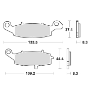 Disk pločice za motocikle TRW MCB682SV ( SINTER )