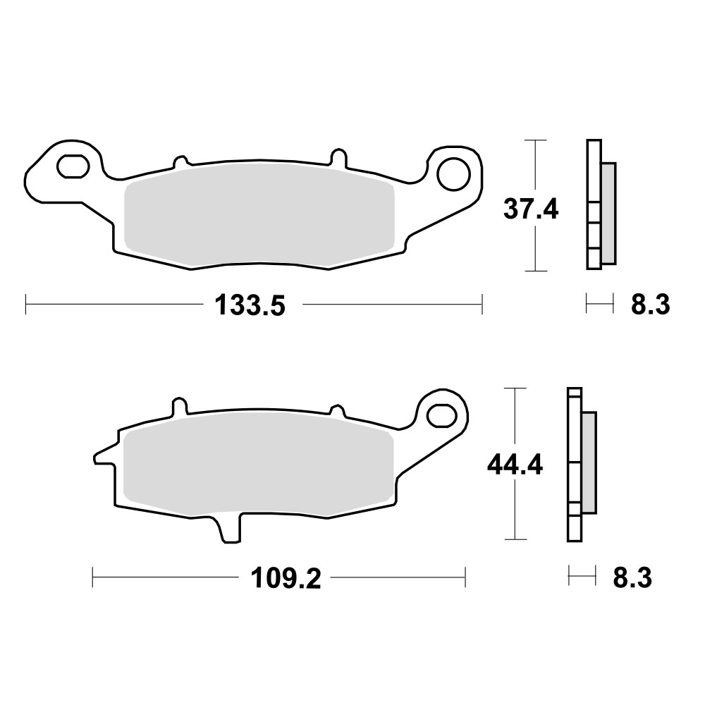 Disk pločice za motocikle TRW MCB681SV ( SINTER )