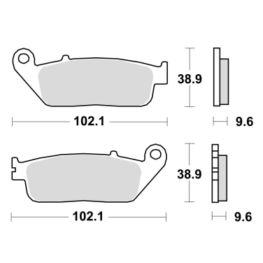 Disk pločice TRW MCB677SV ( SINTER )