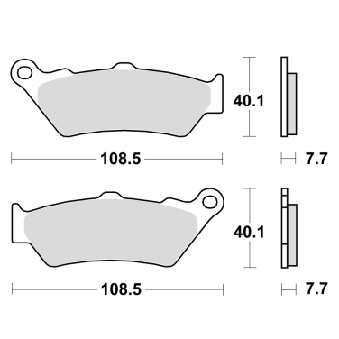 Disk pločice za motocikle TRW MCB671SV ( SINTER )