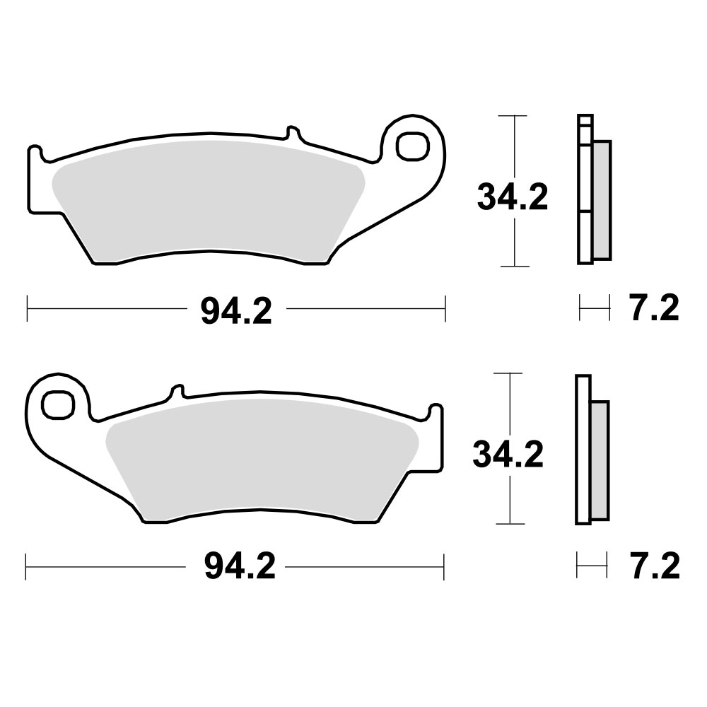 Disk pločice za motocikle TRW MCB669SV ( SINTER )