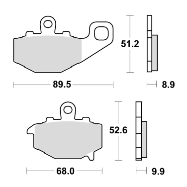 Disk pločice TRW MCB662SH ( SINTER )