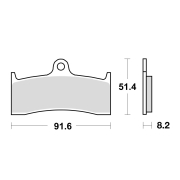 Disk pločice TRW MCB660SV ( SINTER )