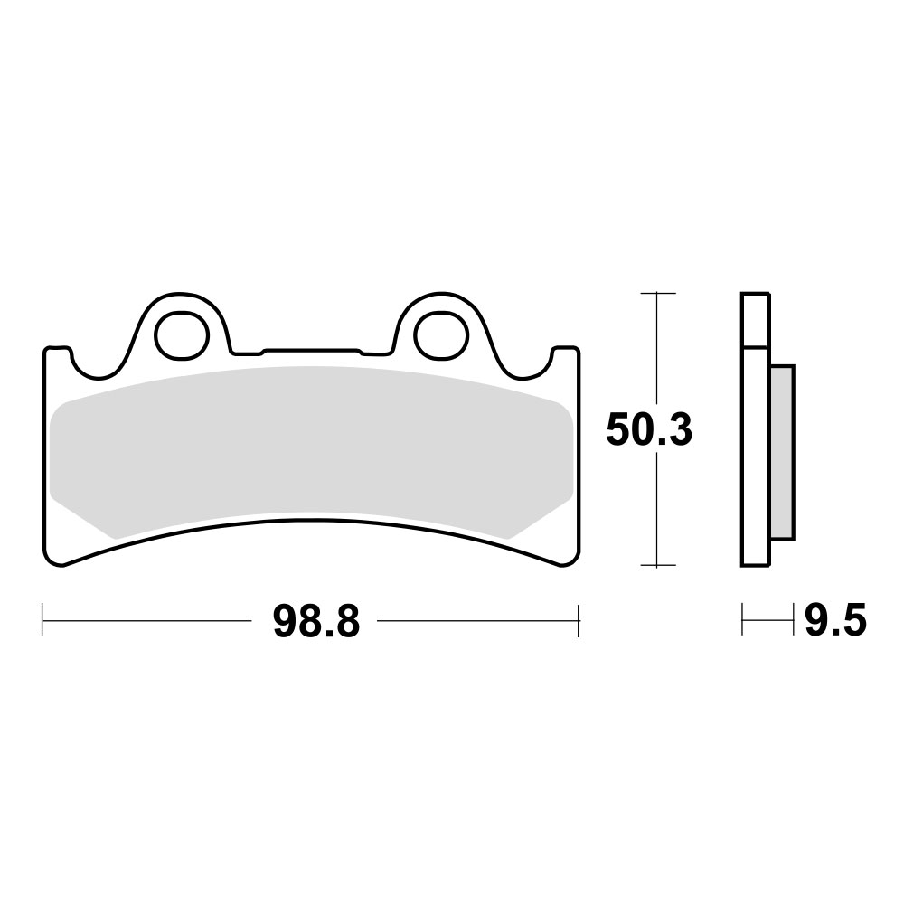 Disk pločice za motocikle TRW MCB656SV ( SINTER )