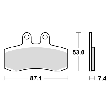 Disk pločice TRW MCB652 ( ORGANIC )