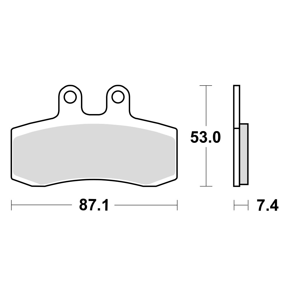 Disk pločice TRW MCB652 ( ORGANIC )