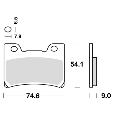 Disk pločice TRW MCB642 ( ORGANIC )