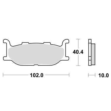 Disk pločice TRW MCB640SV ( SINTER )