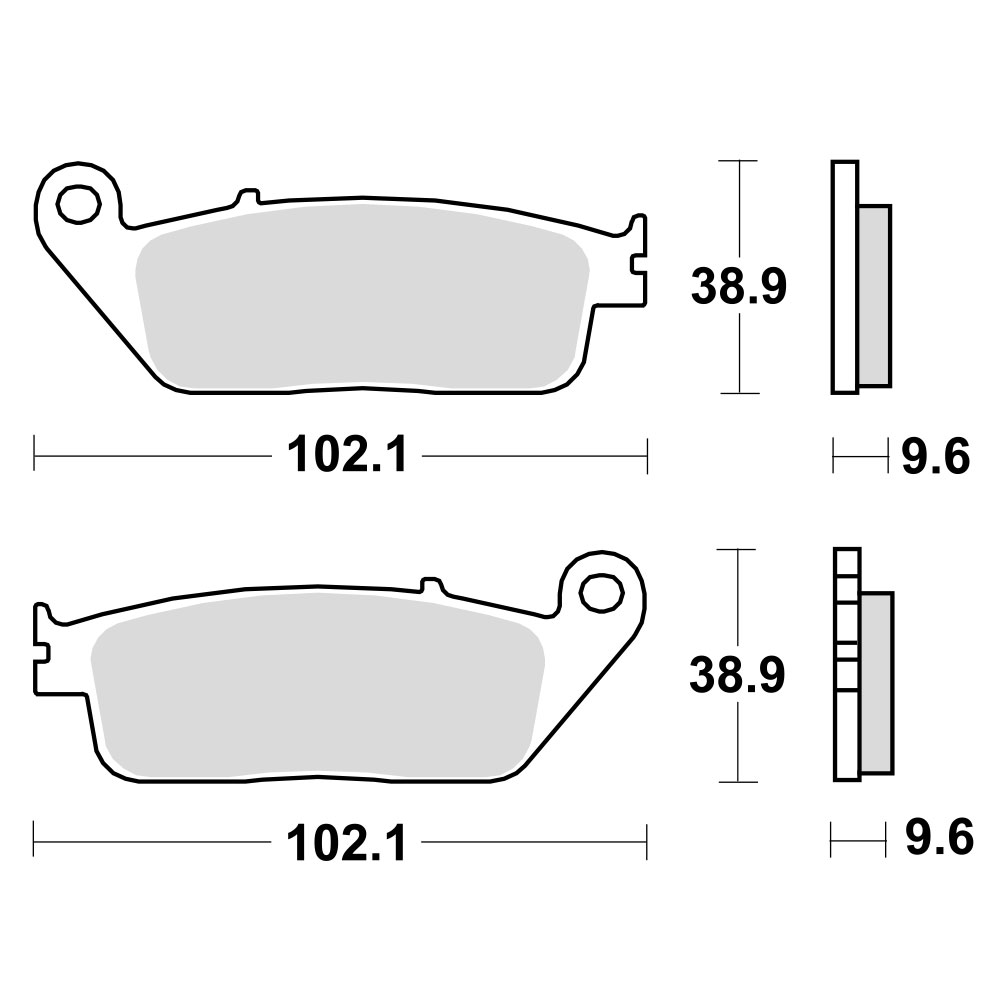 Disk pločice TRW MCB599 ( ORGANIC )