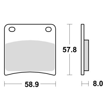 Disk pločice TRW MCB591SV ( SINTER )