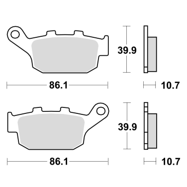 Disk pločice TRW MCB585SH ( SINTER )