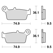 Disk pločice TRW MCB575SI ( SINTER )