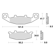 Disk pločice TRW MCB569SH ( SINTER )