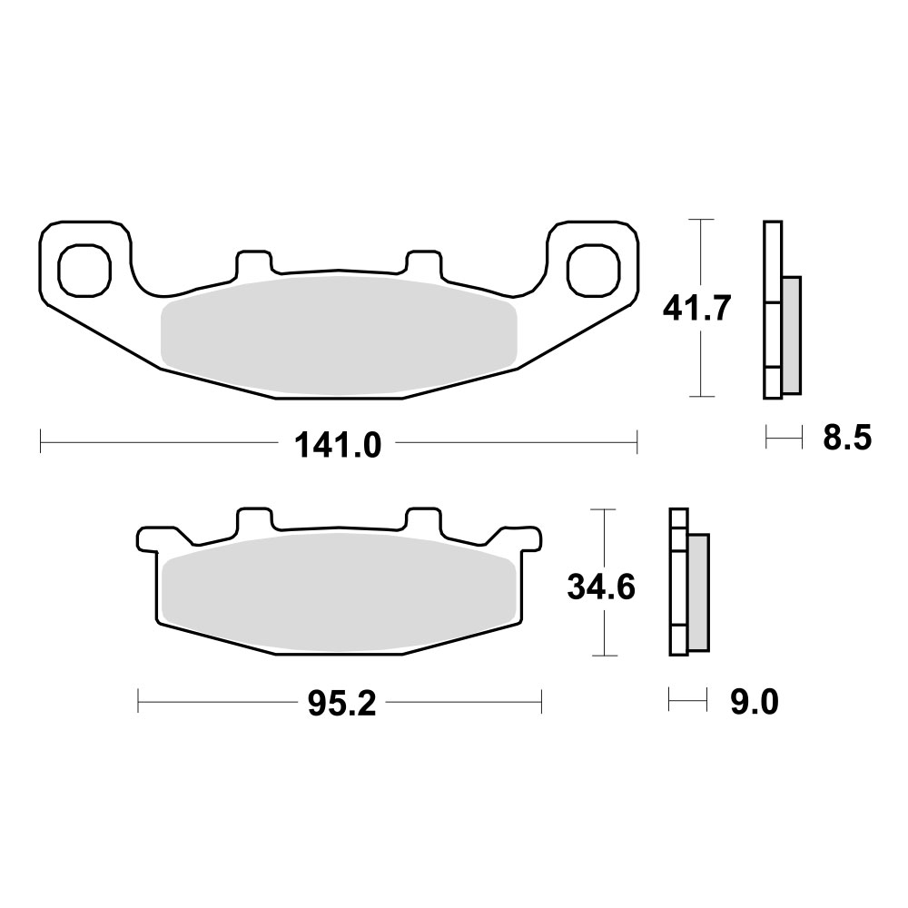 Disk pločice TRW MCB569SH ( SINTER )