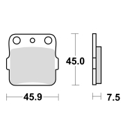 Disk pločice za motocikle TRW MCB561 ( ORGANIC )