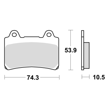 Disk pločice za motocikle TRW MCB559SV ( SINTER )