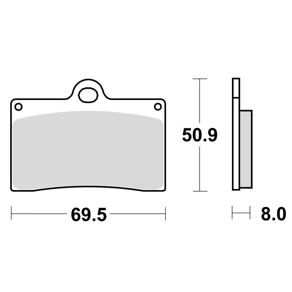 Disk pločice TRW MCB540SV ( SINTER )