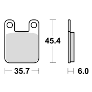 Disk pločice TRW MCB535 ( ORGANIC )