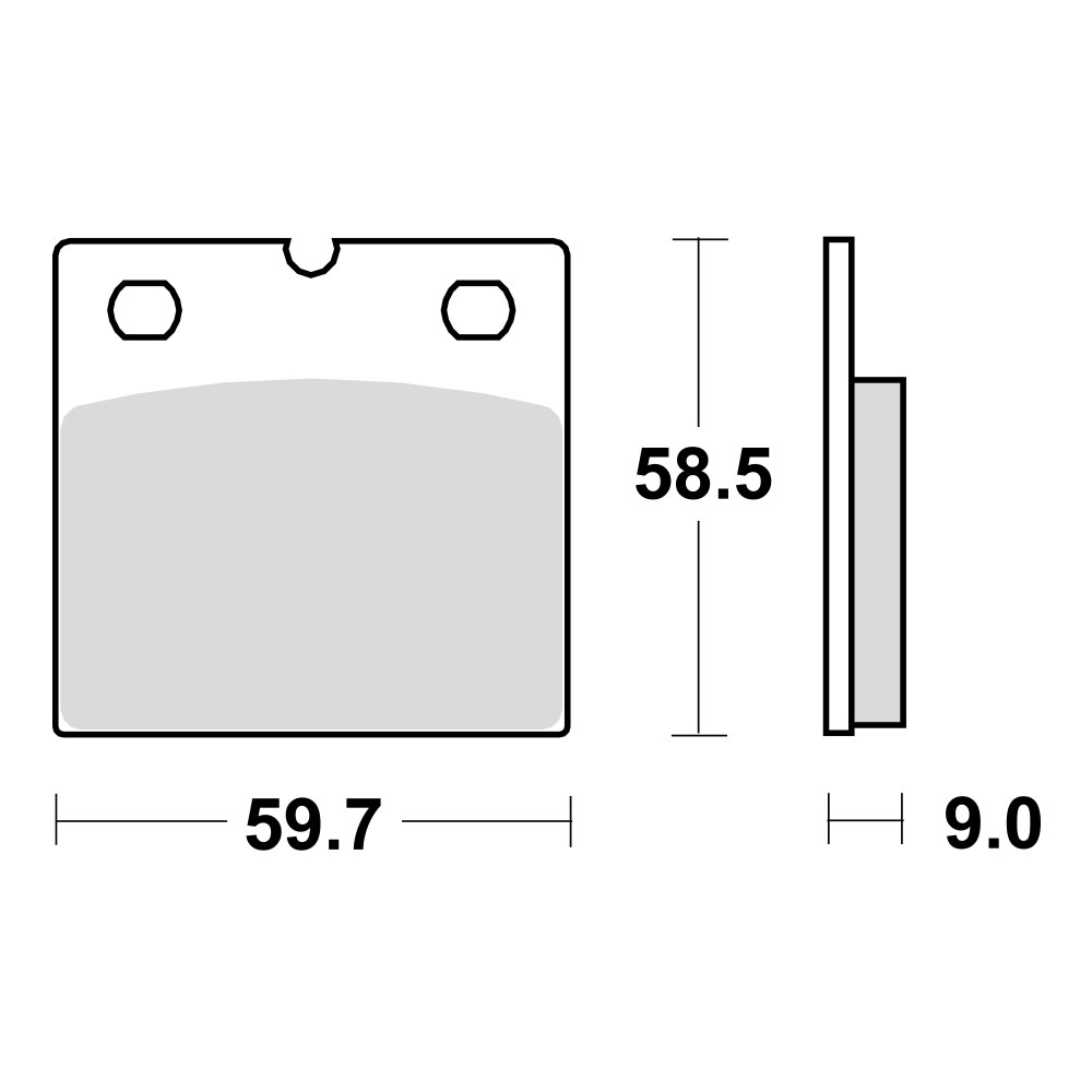 Disk pločice TRW MCB533 ( ORGANIC )