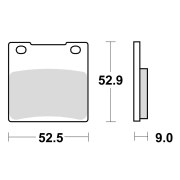 Disk pločice TRW MCB531SH ( SINTER )