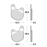 Disk pločice TRW MCB511 ( ORGANIC )