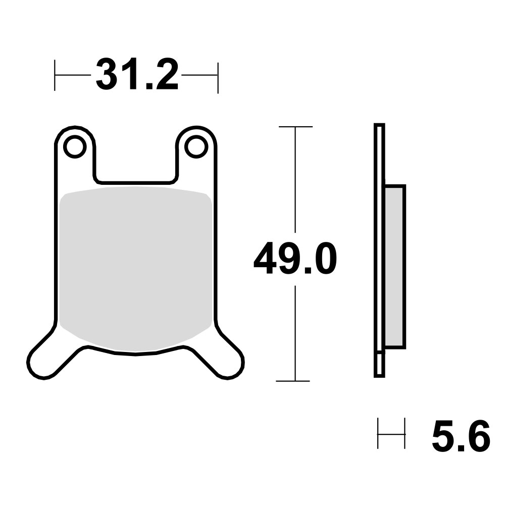 Disk pločice TRW MCB508 ( ORGANIC )