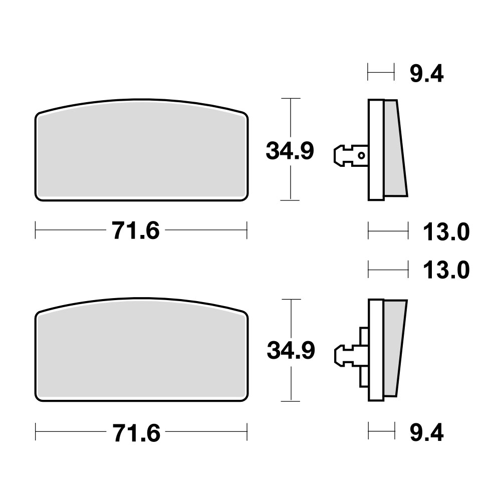 Disk pločice TRW MCB17 ( ORGANIC )