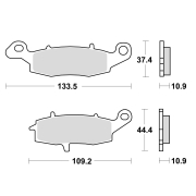 Disk pločice TRW MCB843SH ( SINTER )