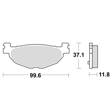 Disk pločice za motocikle TRW MCB768 ( ORGANIC )