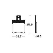 Disk pločice za motocikle ME167 ( VCO745 ) Tecnium