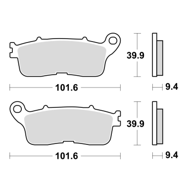 Disk pločice za motocikle TRW MCB848SH ( SINTER )