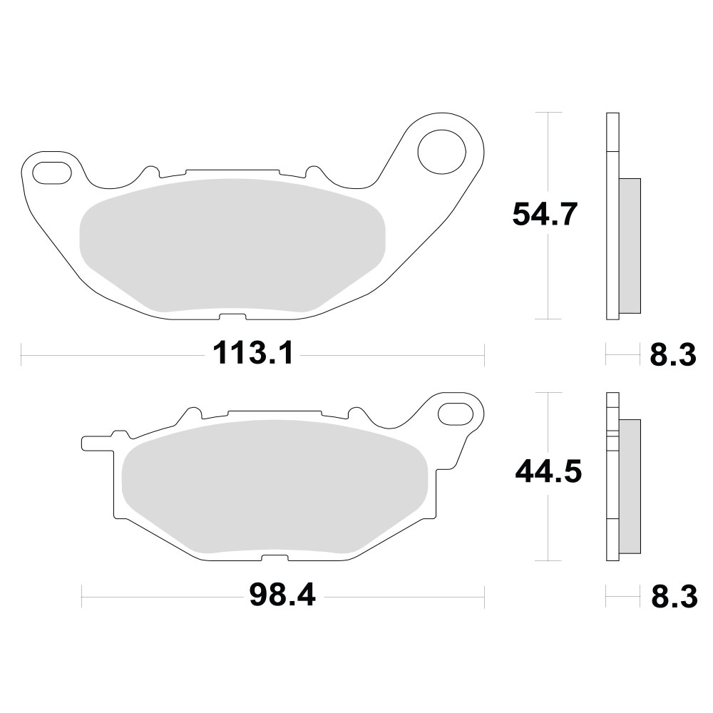 Disk pločice TRW MCB878 ( ORGANIC )